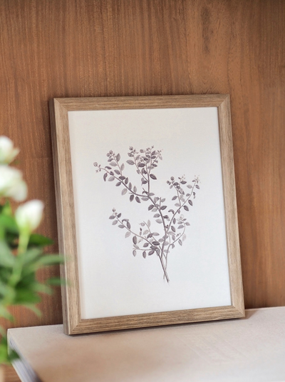 Botanical Sketch Framed Canvas Print | 11x14 - The Cross Decor & Design