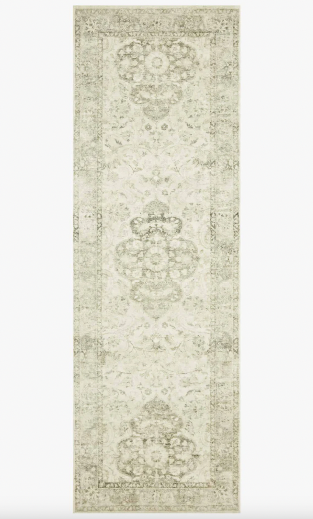 Rosette Rug | Silver &amp; Ivory - The Cross Decor & Design