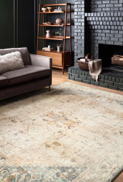 Rosette Rug | Clay & Ivory - The Cross Decor & Design