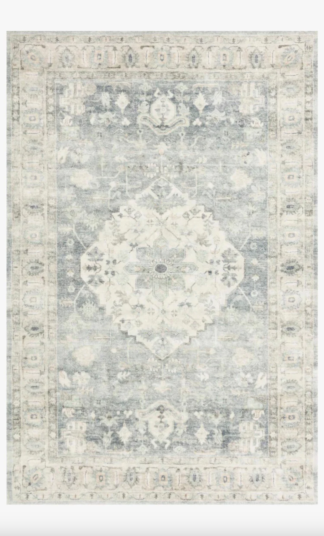 Rosette Rug | Denim &amp; Fog - The Cross Decor & Design