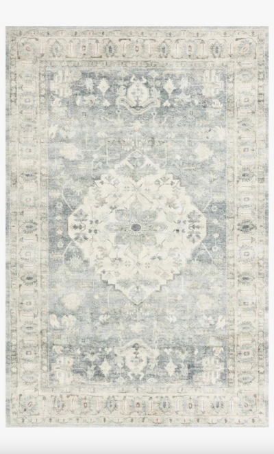 Rosette Rug | Denim &amp; Fog - The Cross Decor & Design