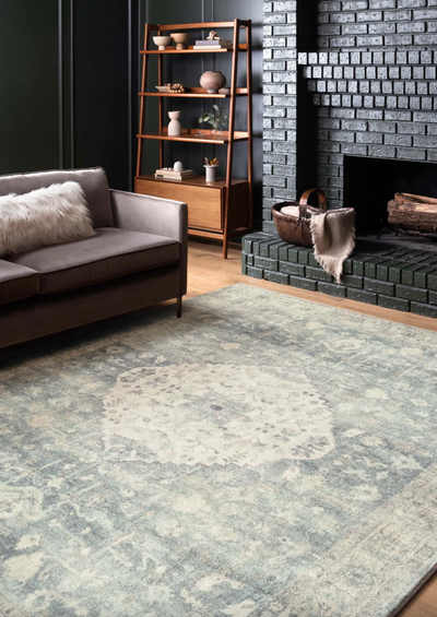 Rosette Rug | Denim &amp; Fog - The Cross Decor & Design