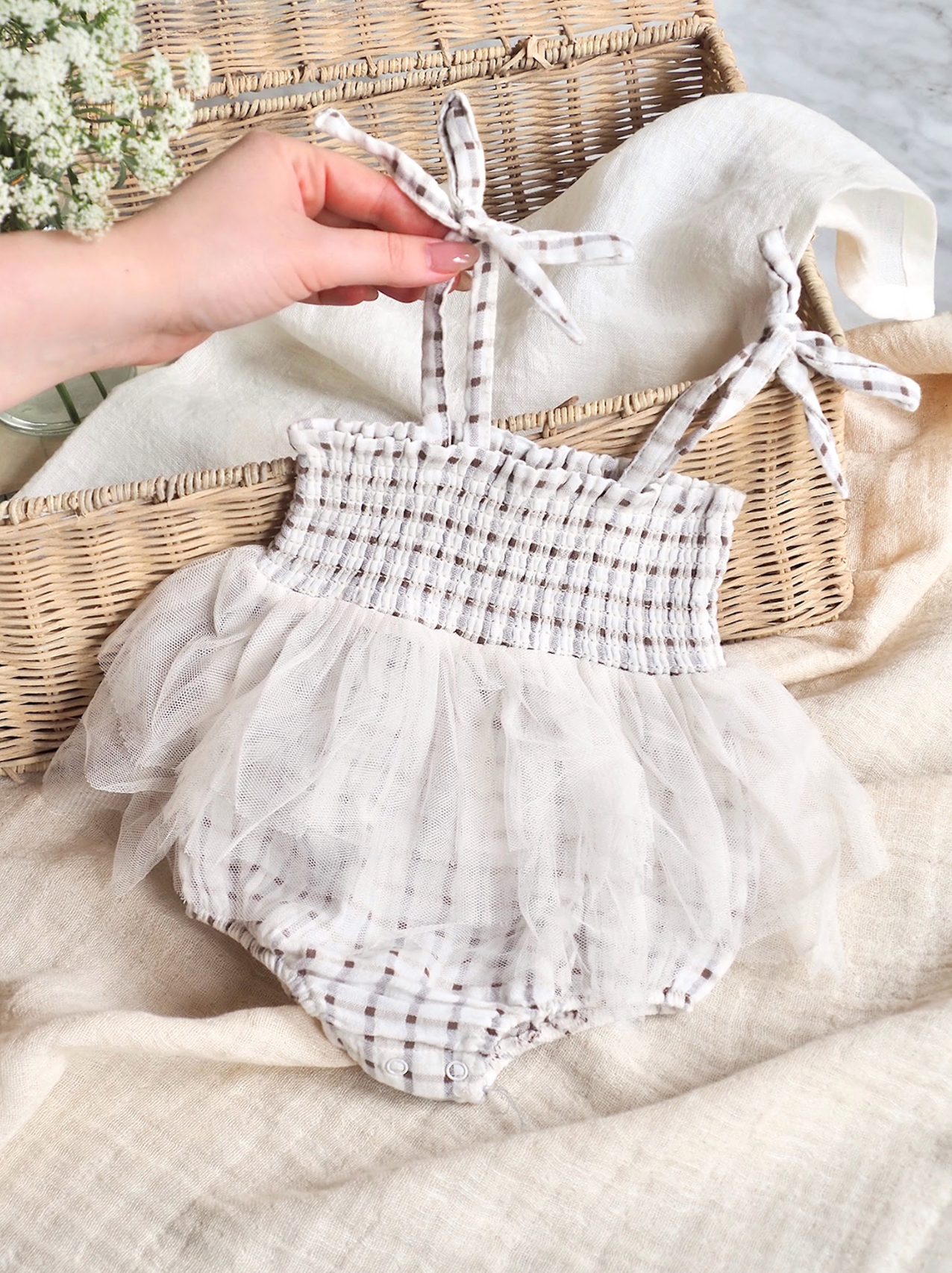 Cozy Plaid Tutu Bubble - The Cross Decor & Design