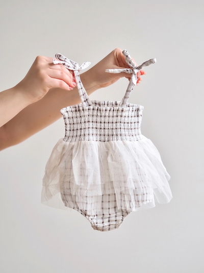 Cozy Plaid Tutu Bubble - The Cross Decor & Design