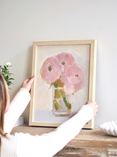 Muted Flowers 1 | 14.12"x18.12" - The Cross Decor & Design