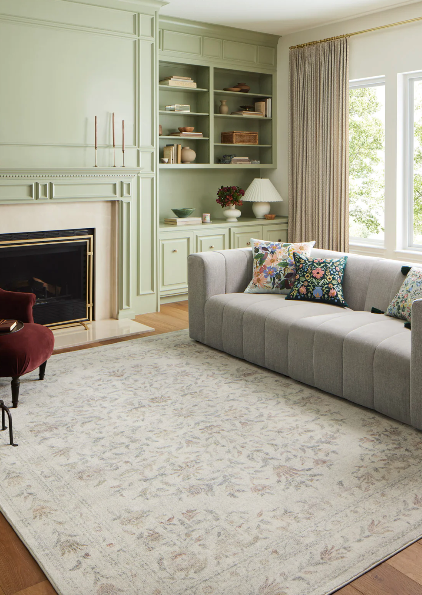 Lily Yellow & Multi Rug - The Cross Decor & Design