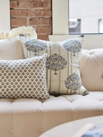 Pankri Azur Pillow | 22x22 - The Cross Decor & Design