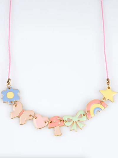 Fun Icobs Enamel Charm Necklace - The Cross Decor & Design