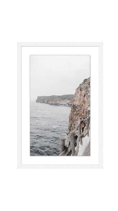 Cliffside Matte White Frame | 25.75" x 37.75"