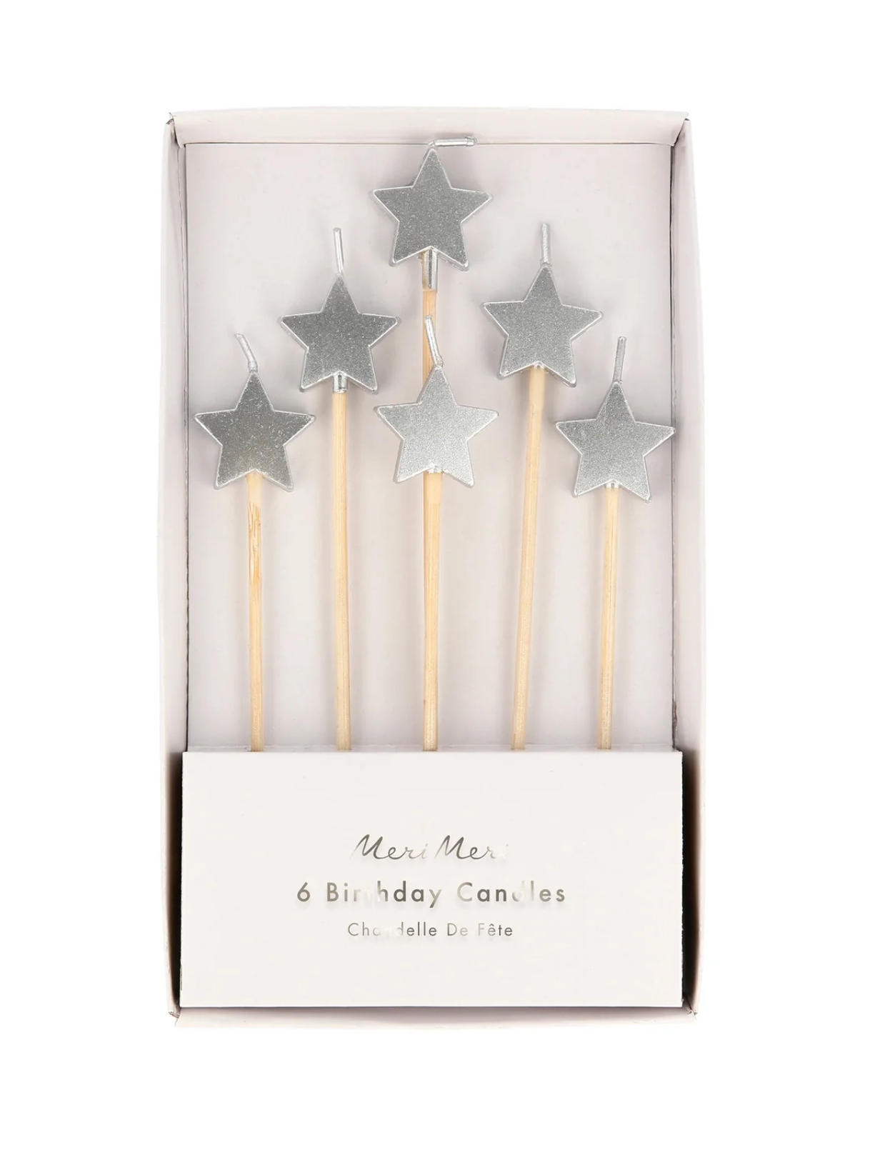 Silver Star Candles