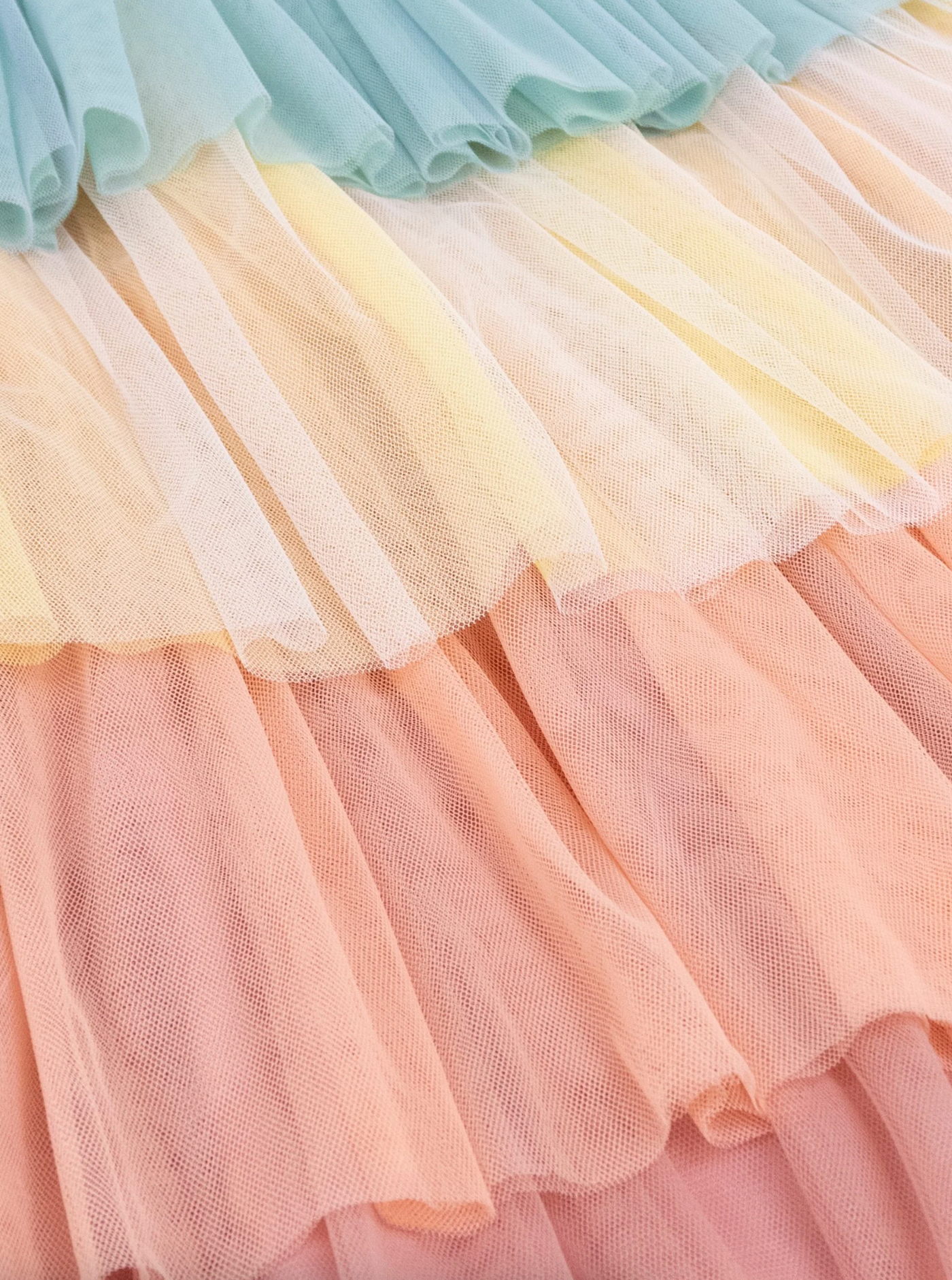 Rainbow Ruffle Princess Dress Up 3-4 Years