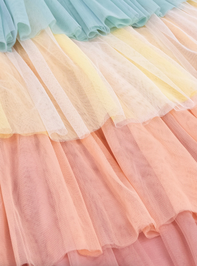 Rainbow Ruffle Princess Dress Up 3-4 Years
