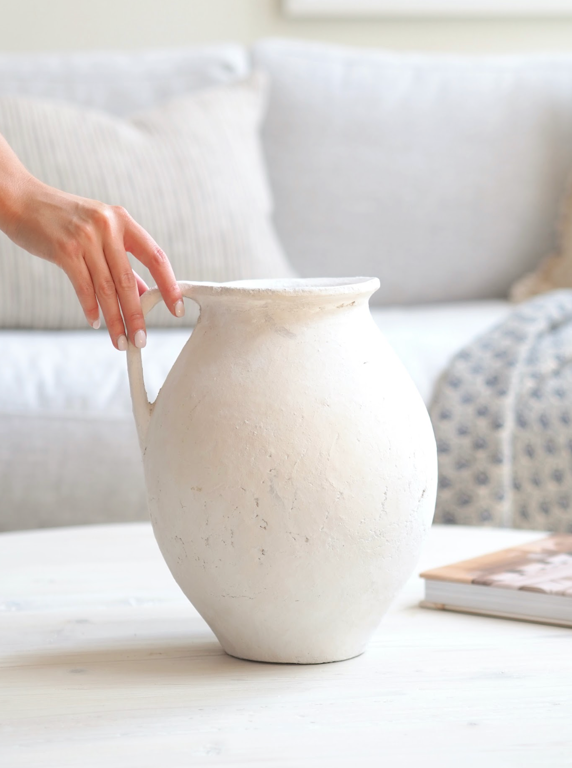 Harper White Vase