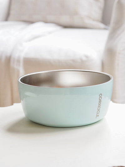Powder Blue Dog Bowl - The Cross Decor & Design