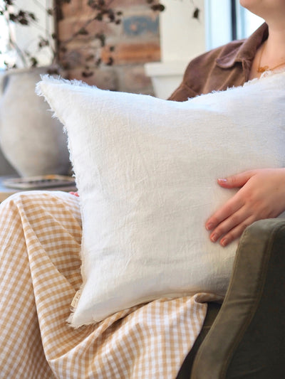 Lina Ivory Pillow | 20x20