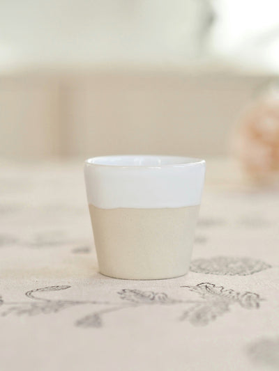 Catania Natural Espresso Cup - The Cross Decor & Design