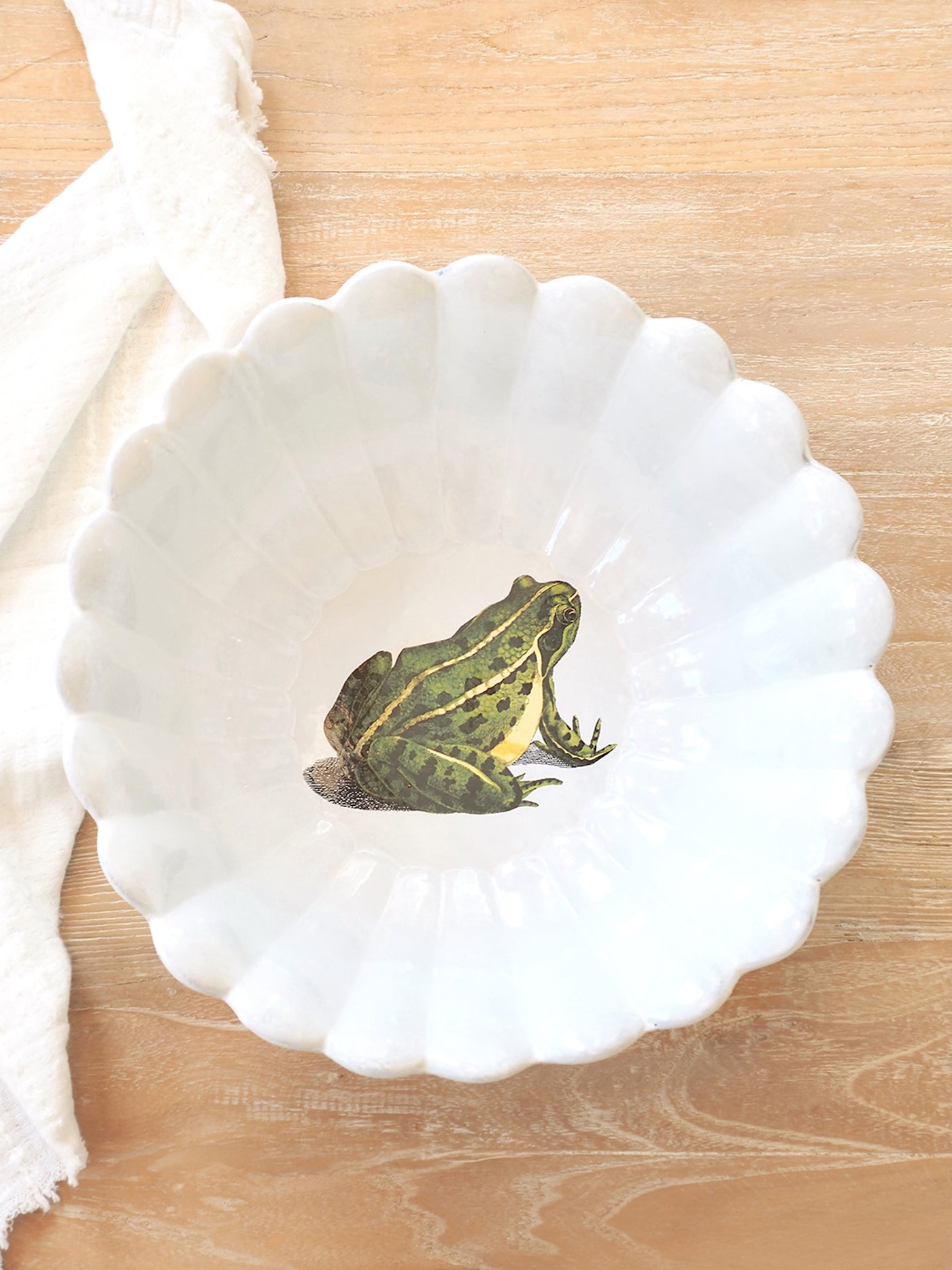Astier De Villate | Frog Salad Bowl - The Cross Decor & Design