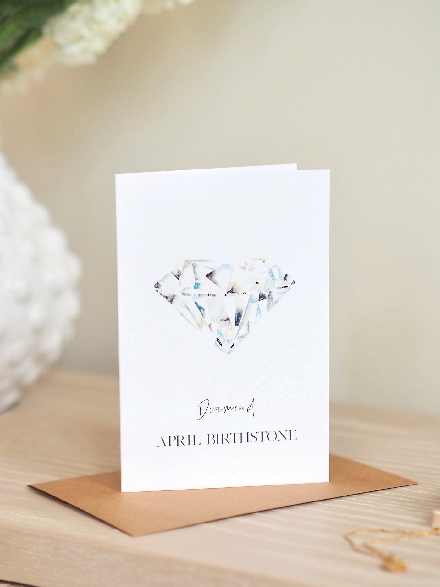 April Birthstone Card - The Cross Decor & Design