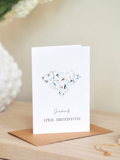 April Birthstone Card - The Cross Decor & Design