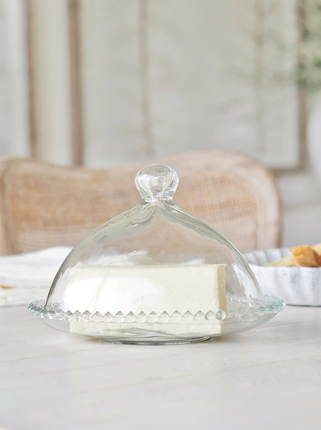 Reese Hobnail Butter Dish