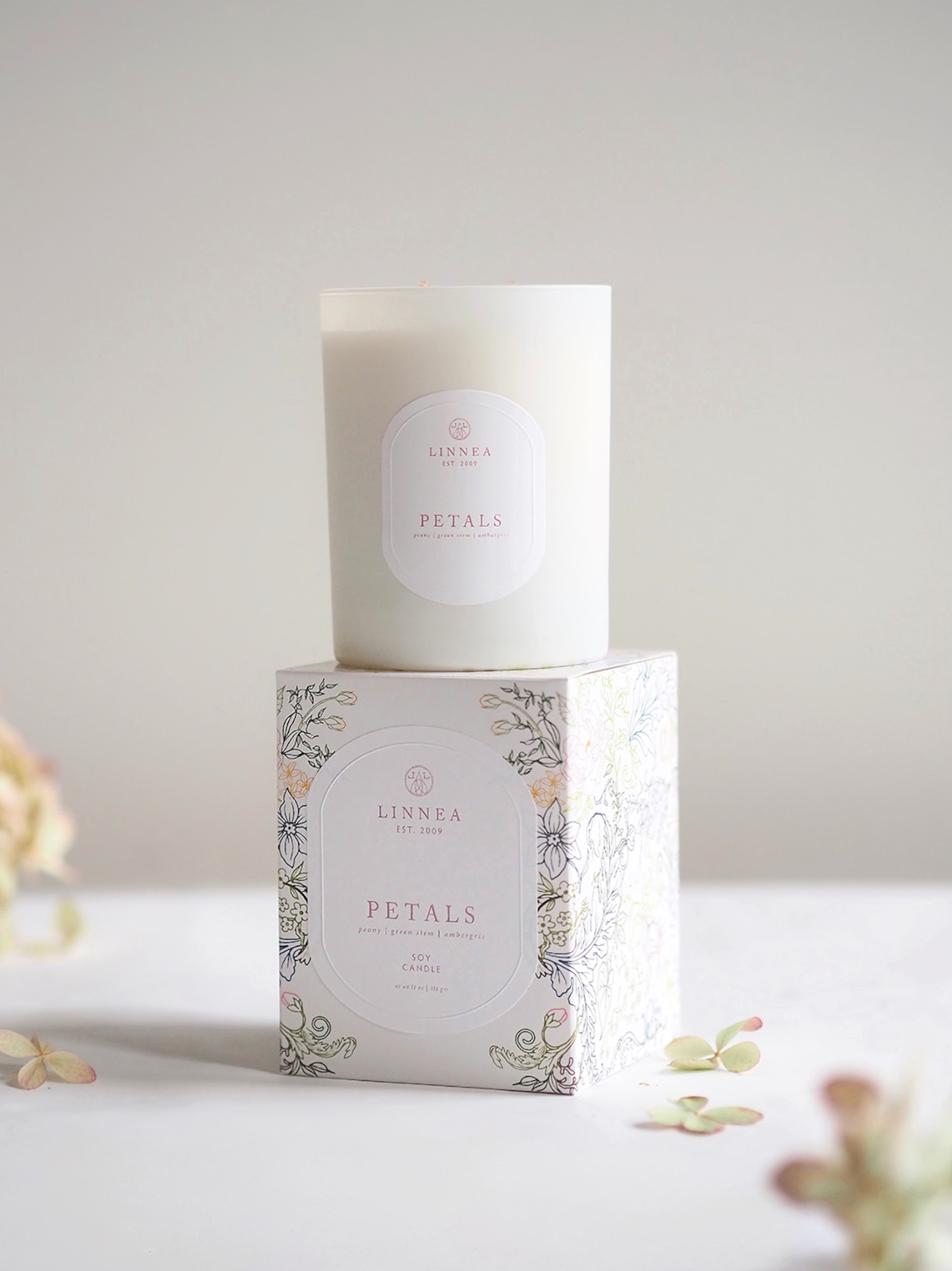 Petals 2 Wick Candle - The Cross Decor & Design