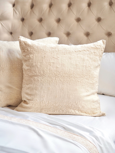 Ines Parchment Bedding - The Cross Decor & Design