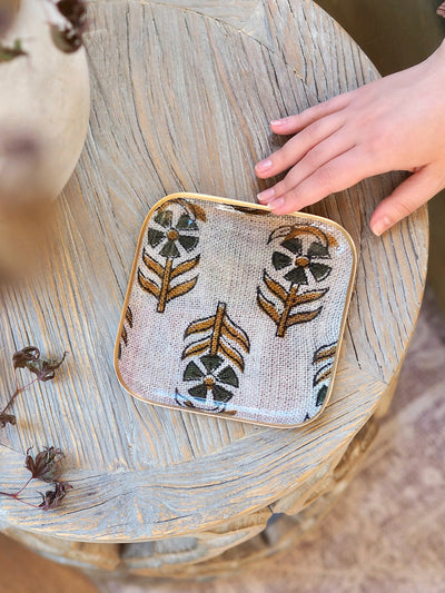 Folk Bloom Trinket Tray