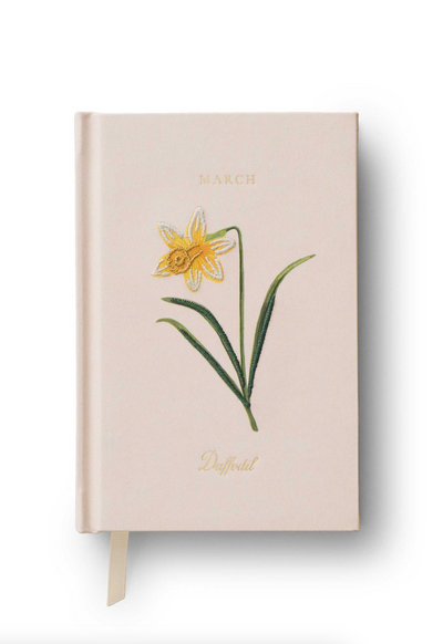 Birth Month Mini Embroidered Journals - The Cross Decor & Design
