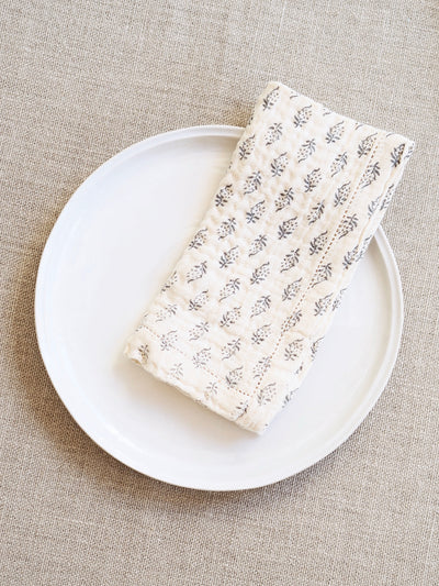 Livia Ivory Napkin - The Cross Decor & Design