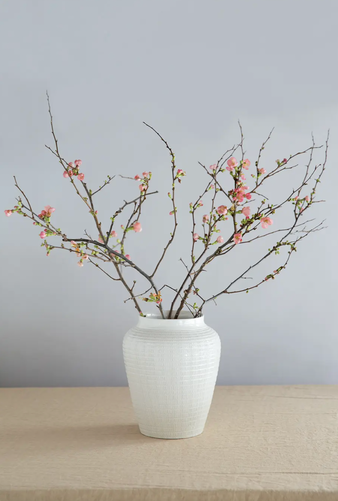 Willow White Glazed Vase - The Cross Decor & Design