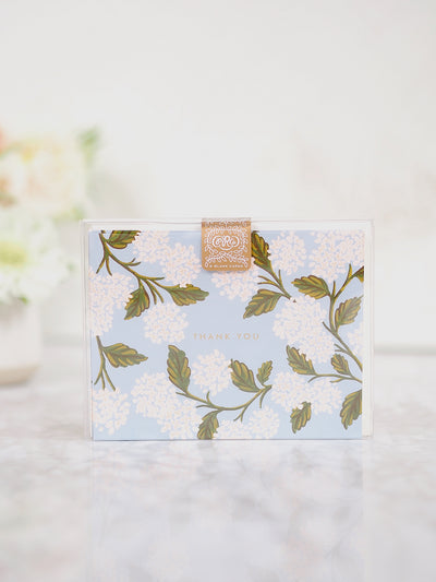 Hydrangea Thank You Card Boxed Set - The Cross Decor & Design