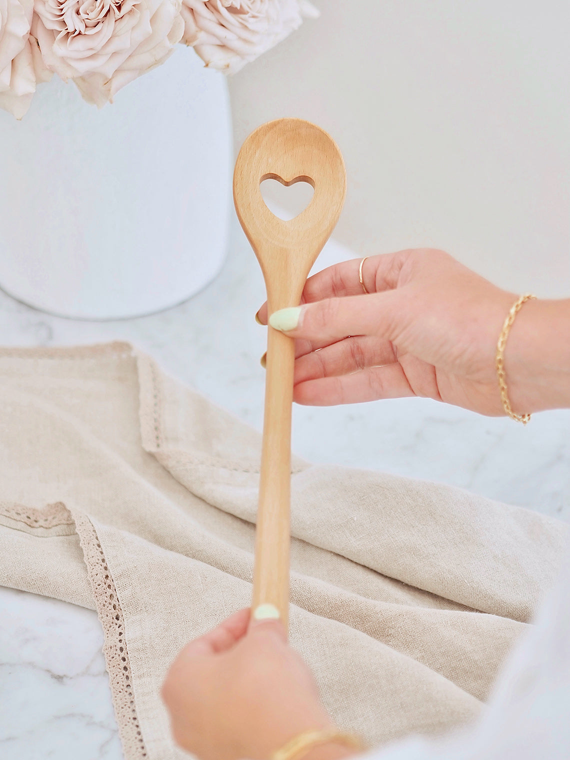 Heartfelt Wooden Spoon