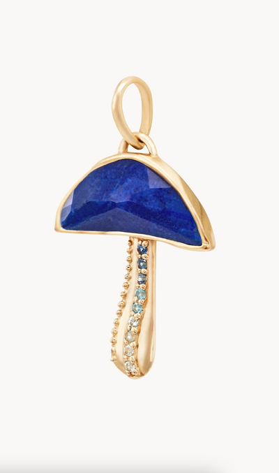 Night Gazer Mushroom Charm | 10K Gold - The Cross Decor & Design