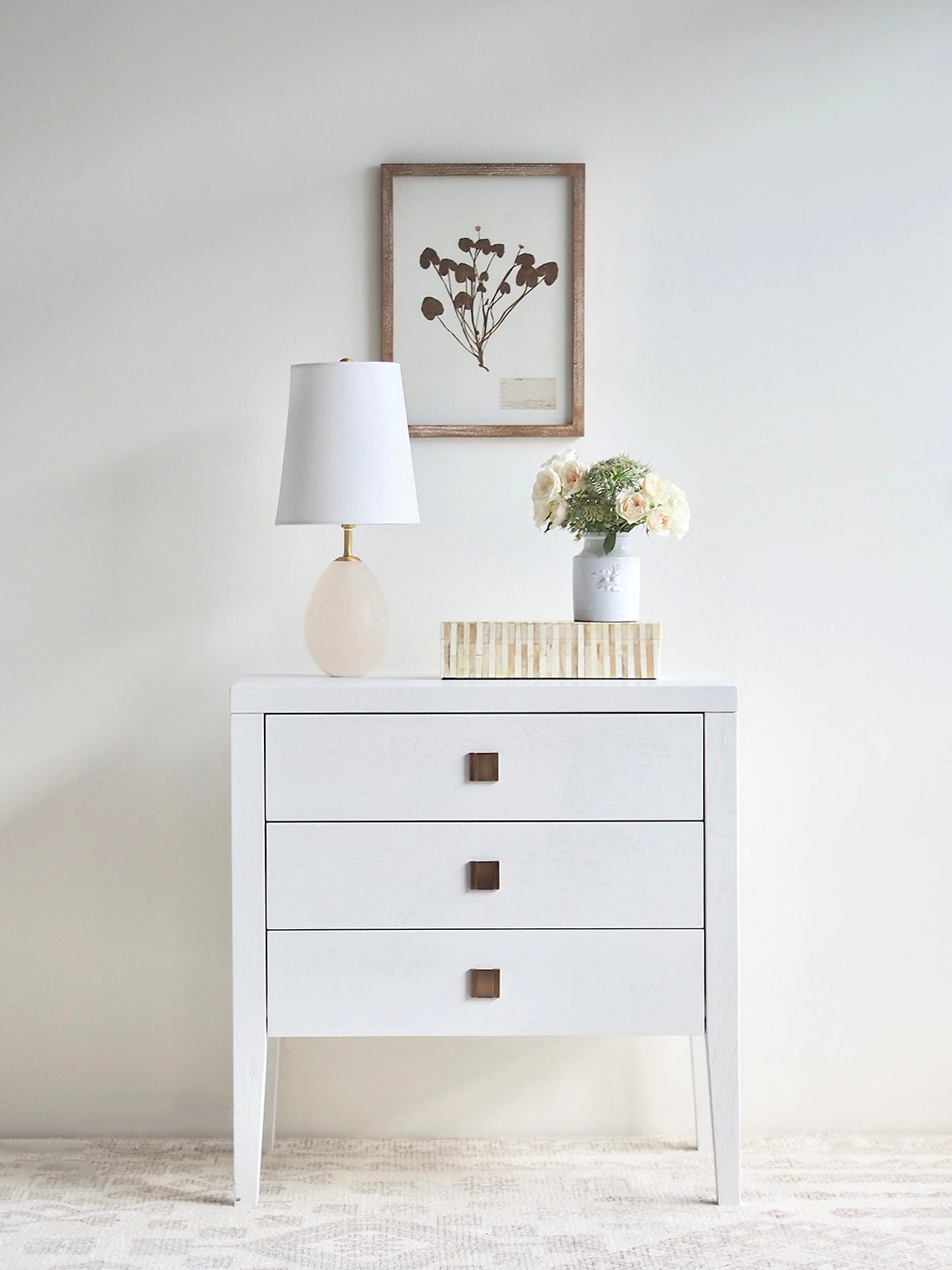 Grace 3 Drawer Nightstand - The Cross Decor & Design
