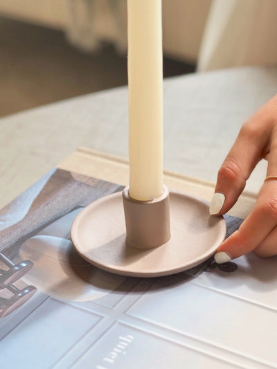 Lennox Clay Candle Holder - The Cross Decor & Design