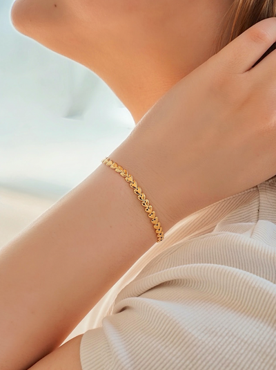 Herringheart Chain Bracelet - The Cross Decor & Design
