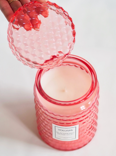 Blackberry Rose Oud Glass Jar Candle | Large - The Cross Decor & Design