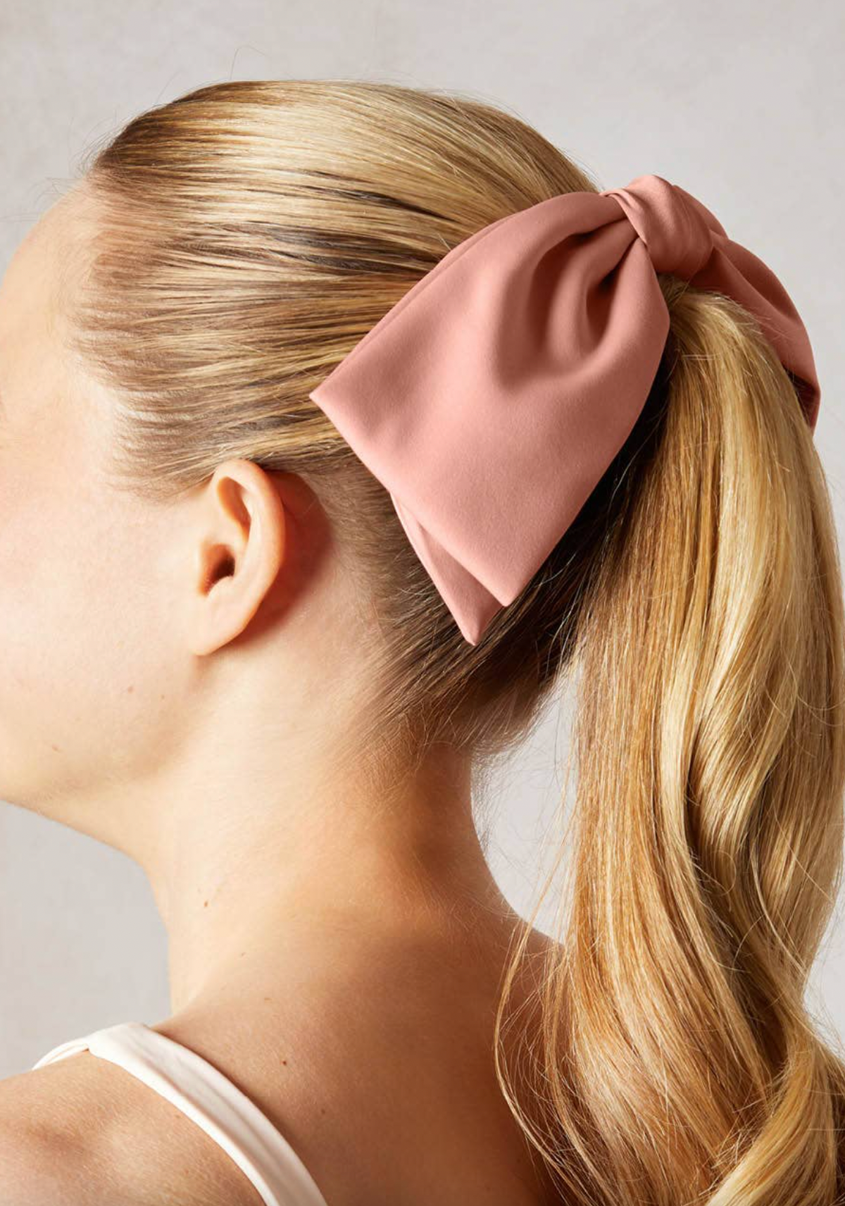 Rosewood Blush Bow Hair Clip