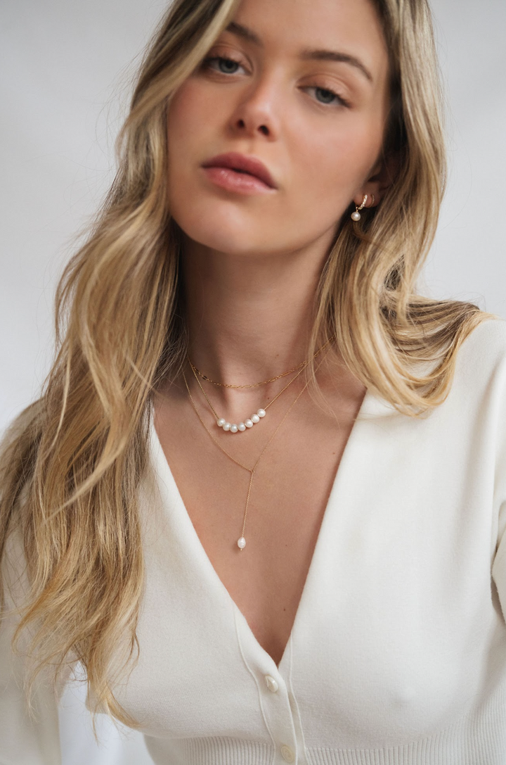 Mini Mer Pearl Necklace | The Cross Decor & Design