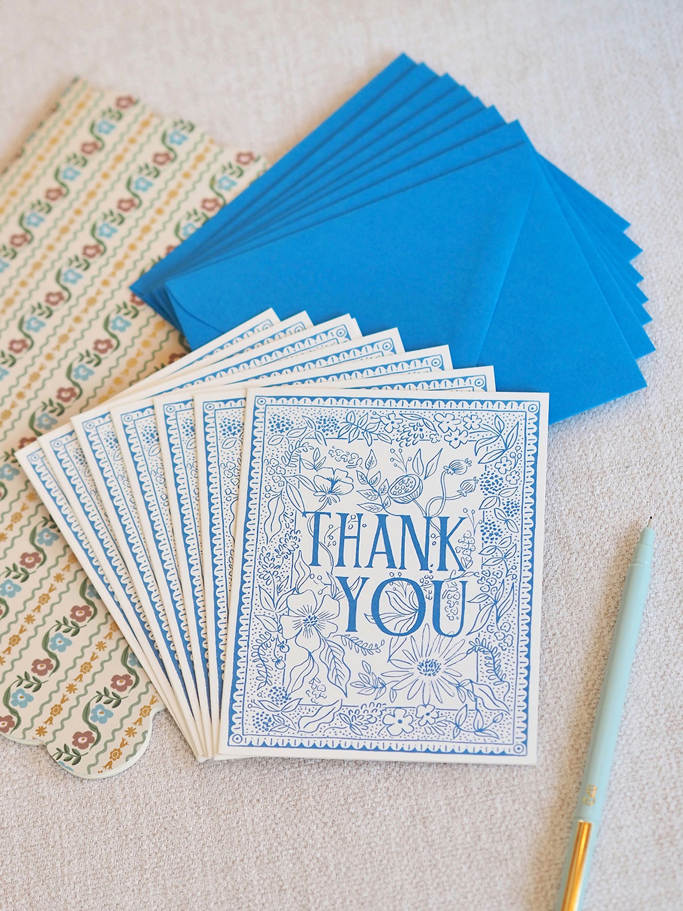 Delft Thank You Card Boxed Set - The Cross Decor & Design