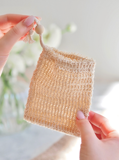 Belle de Provence Jute Soap Bag - The Cross Decor & Design