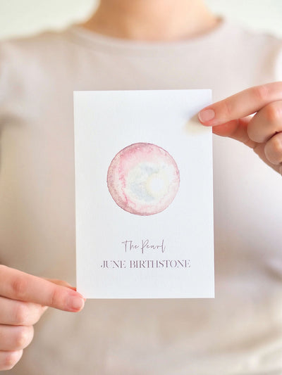 June Birthstone Card