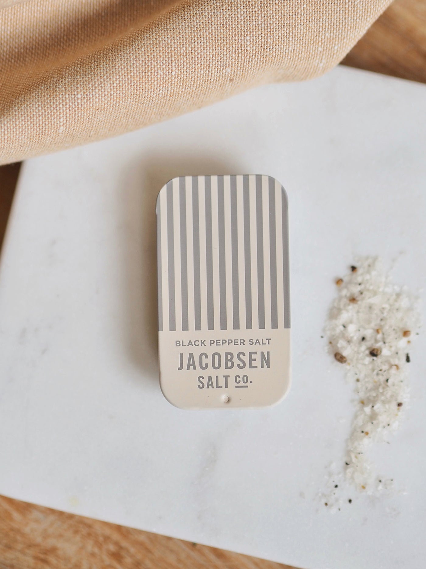 Infused Black Pepper Sea Salt Slide Tin - The Cross Decor & Design