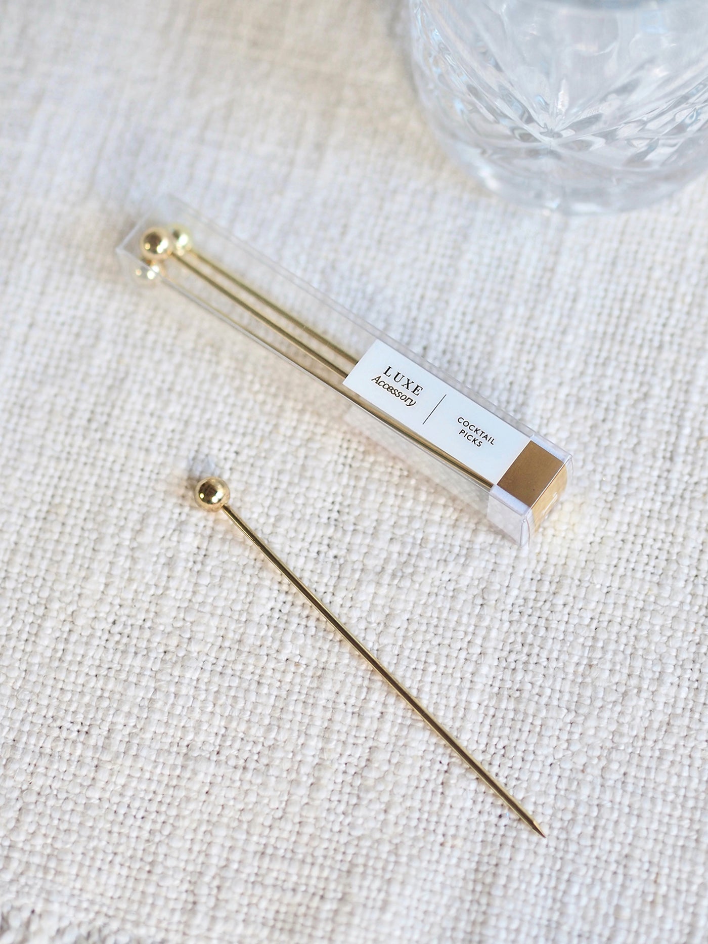 Gold Cocktail Picks - The Cross Decor & Design