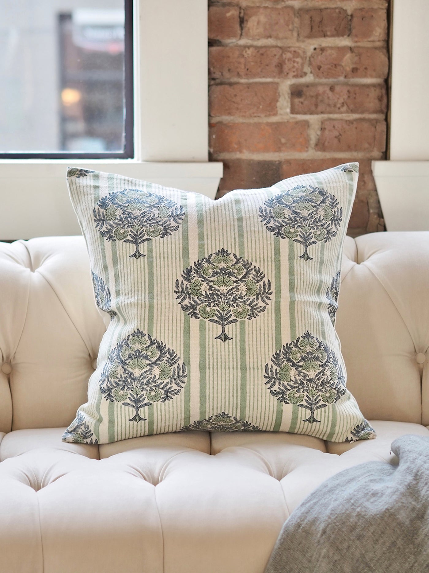 Pankri Azur Pillow | 22x22 - The Cross Decor & Design