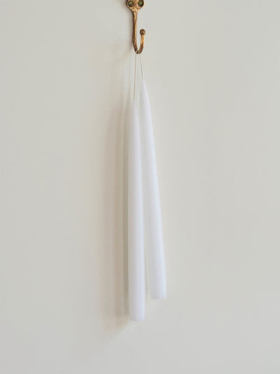 Twilight White Taper Candle Set