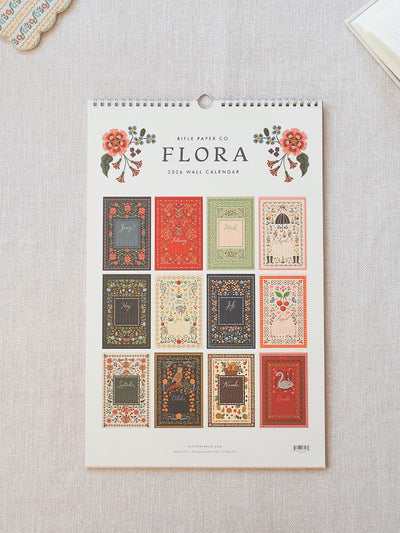 2026 Flora Wall Calendar - The Cross Decor & Design