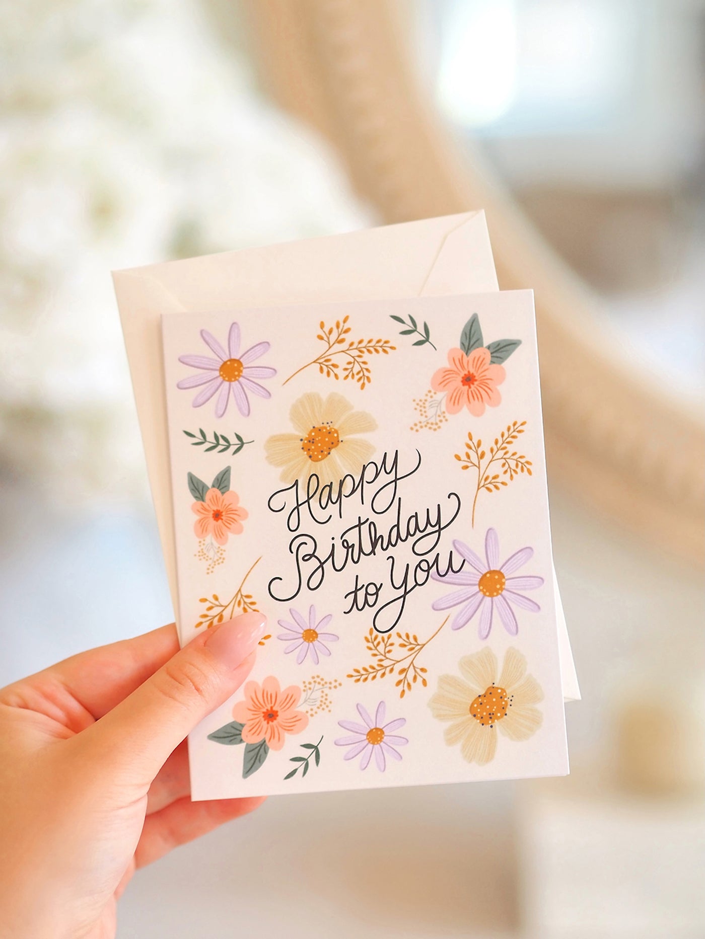 Flourish Birthday Card - The Cross Decor & Design