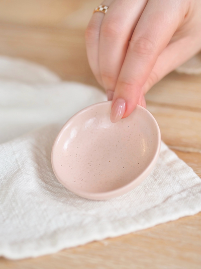 Marshmallow Pink Pinch Bowl - The Cross Decor & Design