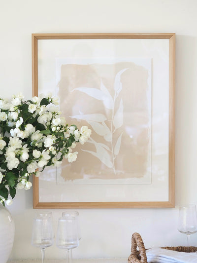 Floral Relief 2 Wood Frame | 22.25" x 27.25" - The Cross Decor & Design